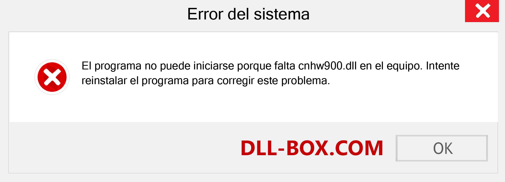 ¿Falta el archivo cnhw900.dll ?. Descargar para Windows 7, 8, 10 - Corregir cnhw900 dll Missing Error en Windows, fotos, imágenes